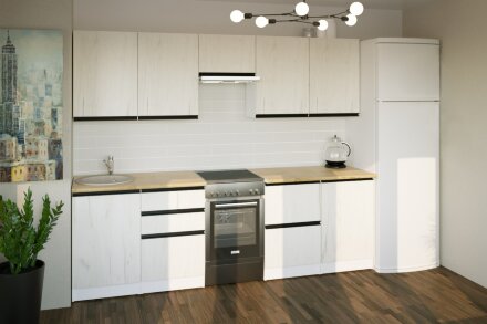 Кухонный гарнитур Амели мега, 250 см 